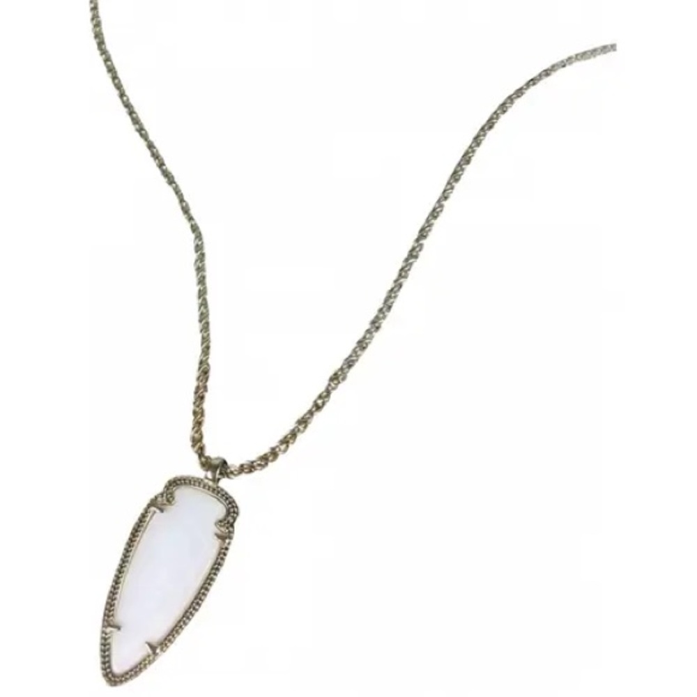 Kendra Scott‎ SHAYLEE Mother Of Pearl Goldplated 28” Necklace